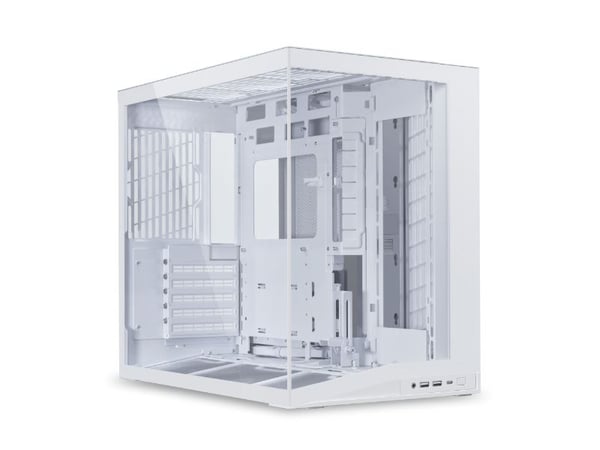 Lian Li 011 Dynamic Mini O11D mini V2 Flow, Minitorn, PC, Vit, ATX, micro ATX, Mini-ATX, Aluminium, Mesh, Härdat glas, 16 cm