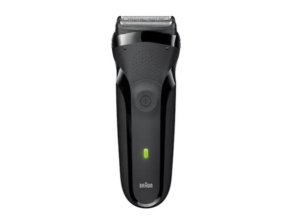 Braun Series 3 300S, Barberingsmaskin, Svart, 2 SensoFoil, Knapper, Batteri, Innebygd batteri