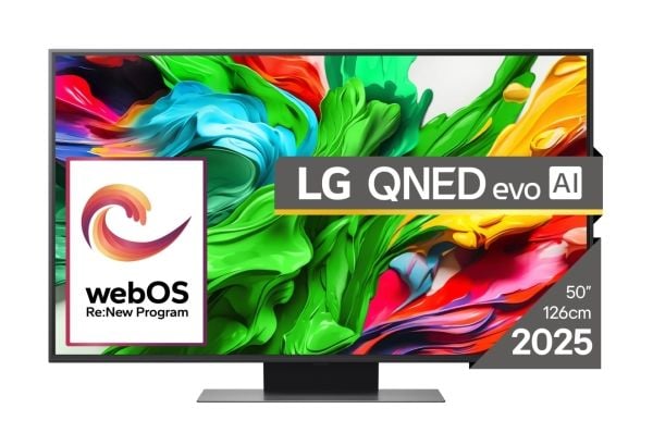 LG QNED AI 50QNED86A6C, 127 cm (50"), 3840 x 2160 pikseliä, QNED, Älytelevisio, Wi-Fi, musta