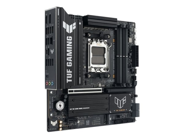 ASUS TUF GAMING B850M-PLUS II - Hovedkort - micro ATX - Socket AM5 - AMD B850 Chipset - USB-C 3.2 Gen 2x2, USB-C 3.2 Gen2, USB 3.2 Gen 2, USB 3.2 G...