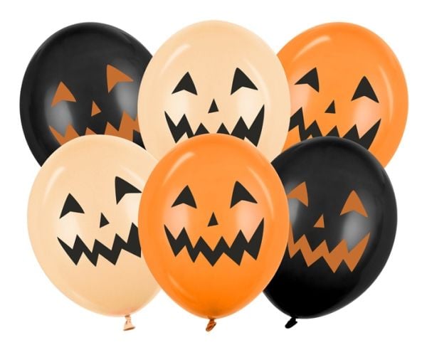 Pumpa ballongbukett, 6 st