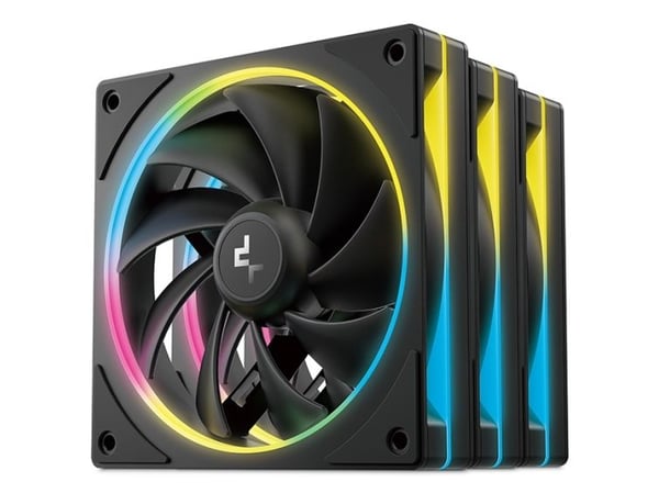 Deepcool FL12 SE - Viftekit for kabinett - 120 mm - svart