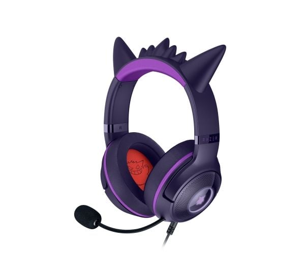 Razer Kraken Kitty V2 - Gengar Edition - hodesett - 7,1-kanals - full størrelse - kablet - USB-A - lydisolerende