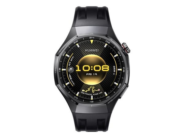 Huawei Watch GT 6 Pro - 46 mm - titanium alloy - smartklokke med stropp - fluorelastomer - svart - håndleddstørrelse: 140-210 mm - display 1.47" - ...