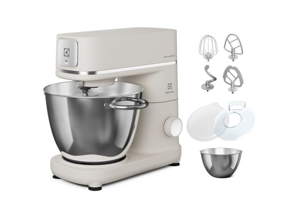 Electrolux E6KM1-4OWT, Elektrisk visp, Hvit, Elte, Miksing, Visping, 1,2 m, 6 l, Rotasjon