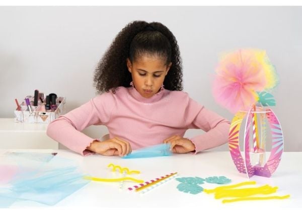 Lena 42727, Håndarbeidssett for barn, 8 år, Flerfarget