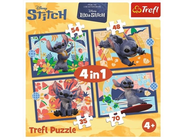Trefl 34666, 70 styck, Tecknade serier, 4 År