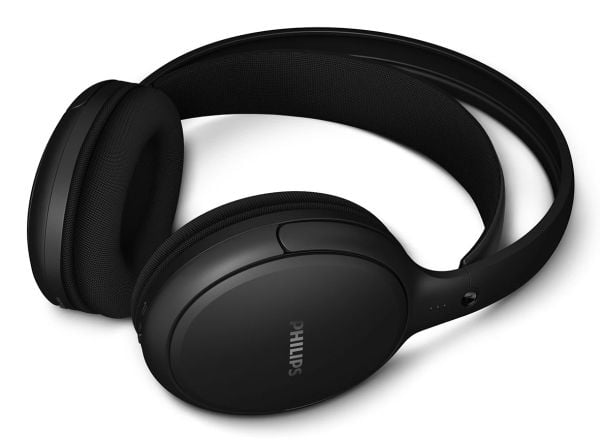 Philips SHC5200M2 - Hodetelefoner - full størrelse - 2,4 GHz - kablet, trådløs - 3,5 mm jakk - svart
