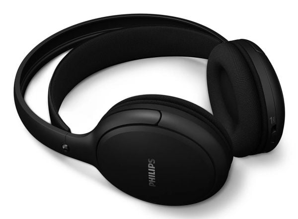 Philips SHC5200M2 - Hodetelefoner - full størrelse - 2,4 GHz - kablet, trådløs - 3,5 mm jakk - svart