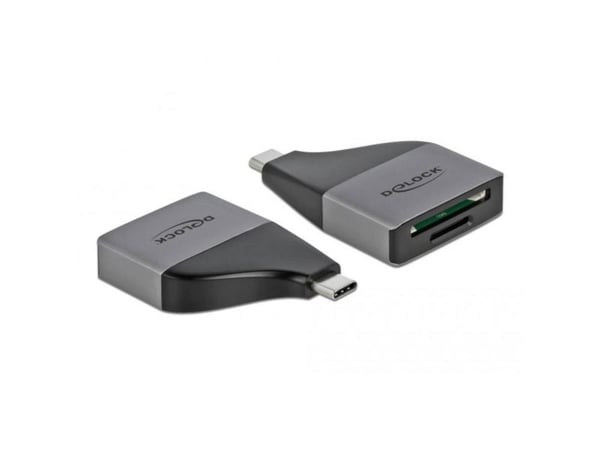 Delock - Kortleser (SD, miniSD, RS-MMC, TransFlash, microSD, SDHC, miniSDHC, microSDHC, SDHC UHS-I) - USB 3.2 Gen 1