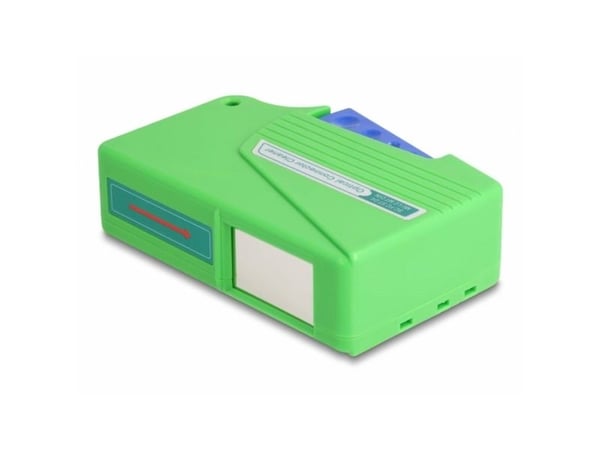 Delock - Optical connector cleaning cassette - for connectors with 1.25 and 2.50 mm ferrule - grønn