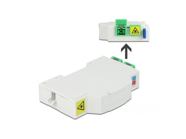 DeLOCK 85922, Hvit, Akrylonitril-butadien-styren (ABS), 60,5 mm, 85 mm, 18,5 mm, 1 stykker