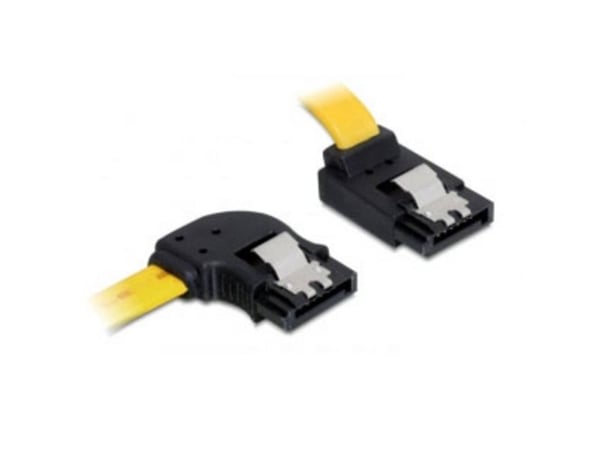 DeLOCK 0.5m SATA III, 0,5 m, Uros/uros, Keltainen