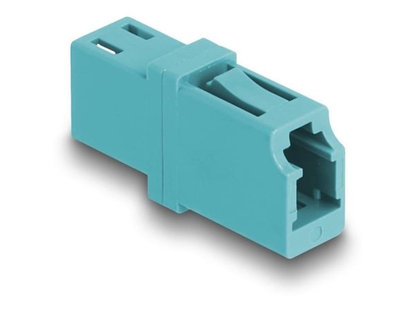 Delock valokuituliitin LC-simpleksiliitäntä LC-simpleksiliitäntään OM3 aqua (Aqua)