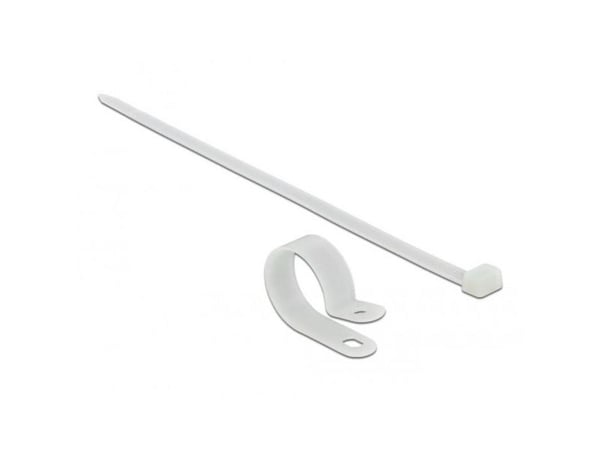 Delock - Kabelbinder - 30 cm - vit