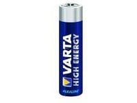 Varta High Energy AAA, Engangsbatteri, Alkalinsk, 1,5 V, 8 stykker, Blå, Sølv, AAA