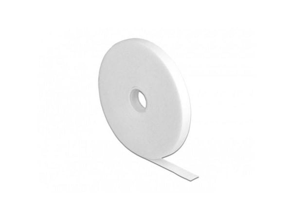 Delock - Kabelbandsrulle - 10 m - vit