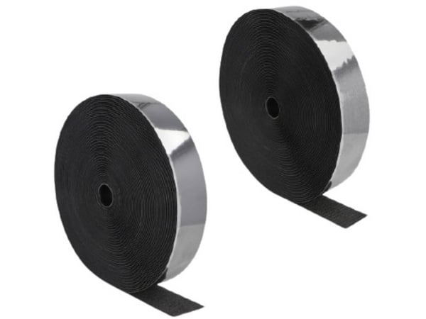 DeLOCK 20862, Nailon, Polyesteri, Musta, 50 mm, 25 m, Muovipussi