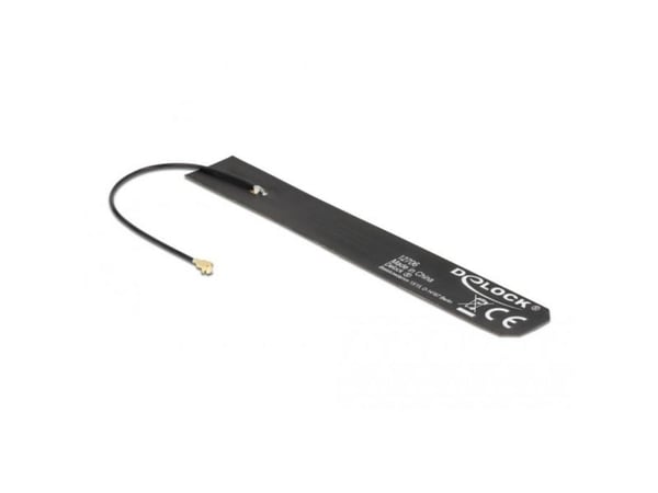 Delock - Antenne - 11.25 cm - Smart Home - 0 - 4 dBi - rundtstrålende - klebemontering - svart