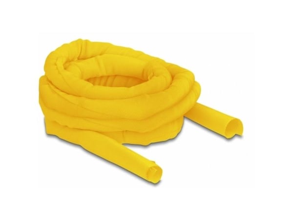 Delock - Flätad ärm - 5 m - gul