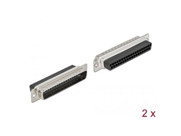 Delock - Datakopling - DB-37 (hann) (en pakke 2)