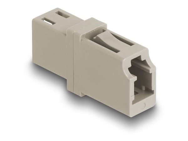 Delock valokuituliitin LC-simpleksiliitäntä LC-simpleksiliitäntään OM1/OM2 beige