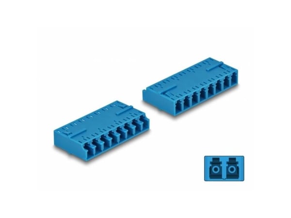 DeLOCK 87930, LC/LC, Blå, Plast, 25,9 mm, 50,9 mm, 11,4 mm