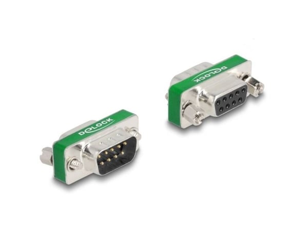 Delock HF/EMI-dämpningsfilter D-Sub 9 pin hane till hona med kapacitivt lågpassfilter