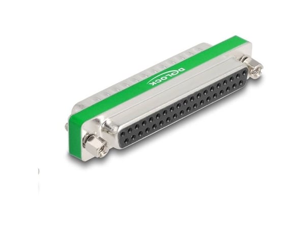 Delock HF/EMI-dämpningsfilter D-Sub 37 stift hane till hona med kapacitivt lågpassfilter