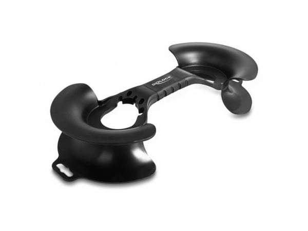 Delock - Kaapelinkeräin - 375 x 170 mm - musta