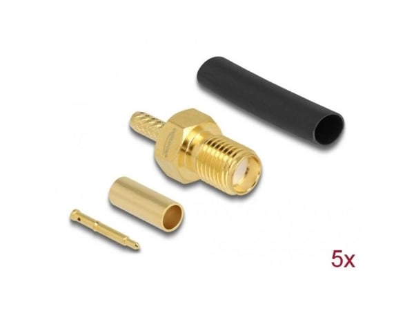 Delock - Antennetilkobling - RP-SMA (M) crimp - RG-174/RG-316 (90044)