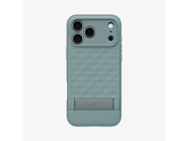Spigen Parallax S (MagFit), Mobilskal, Apple, iPhone 17 Pro Max, 17,5 cm (6.9"), Grön