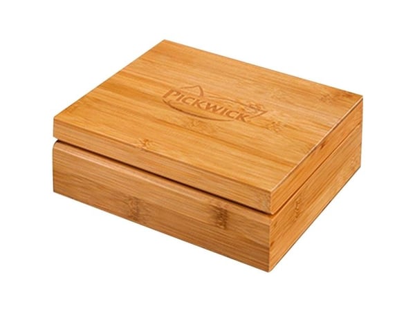 Pickwick bambu teelaatikko w/12 lokeroa