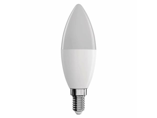 LED-pære E14, 230V, 4,8W, 470lm, 2700K - 6500K, RGB, smart Wi-Fi, appkontroll, TUYA / Smart Life, EMOS
