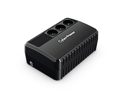 CyberPower Backup Utility Series BU650E-FR - UPS - AC 230 V - 360 watt - 650 VA - enkeltfase - utgangskontakter: 3 - Frankrike - svart