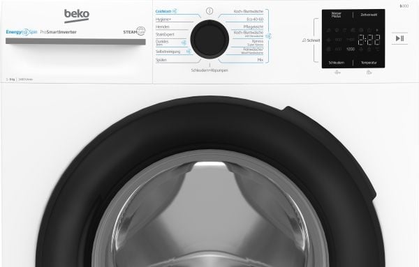 Beko b300 BM3WFU3941X, Frontmatet, 9 kg, B, 75 dB, 1351 RPM, A