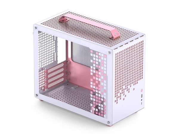 Jonsbo Z20 Pink/White mini-tower chassi