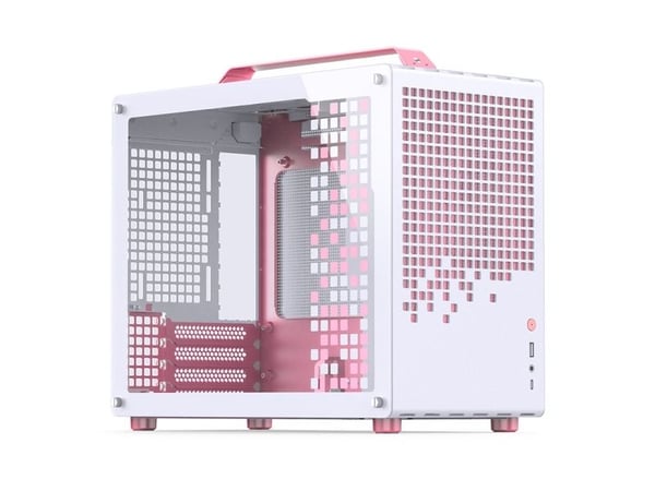 Jonsbo Z20 Pink/White mini-tower chassi