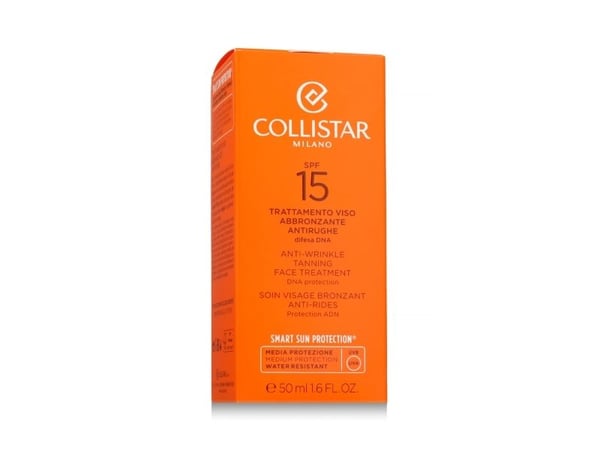 Collistar Antiwrinkle Tanning Face Treatment Spf 15 50 Ml