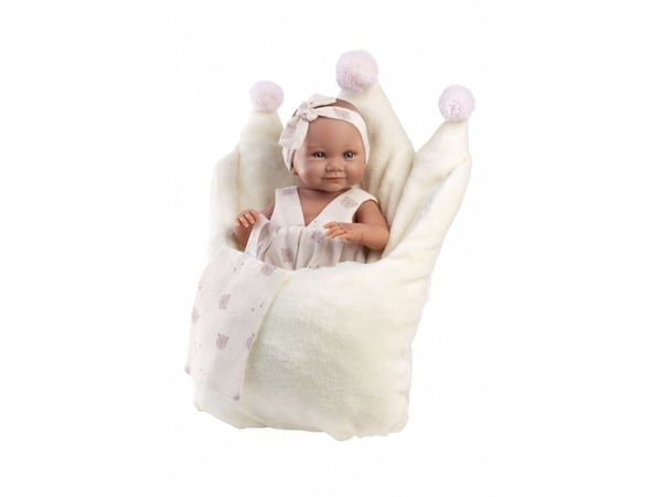 Peterkin Llorens 73814 vinyl dukke baby 40 cm Nica hvit