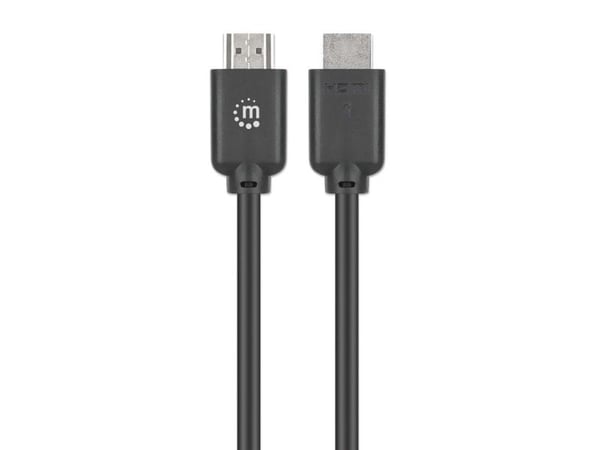 Manhattan 356640, 1,5 m, HDMI Type A (Standard), HDMI Type A (Standard), 3D, 18 Gbit/sek, Svart