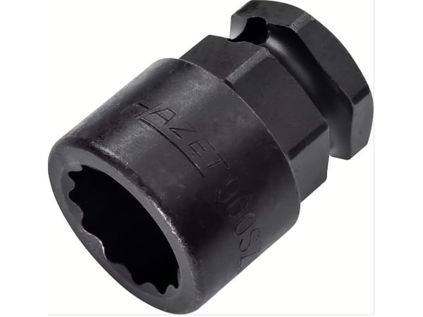 HAZET 900SZ6-19, Iskuhylsy, musta, 1 pää(t), 1/2", Brittiläinen, 19 mm