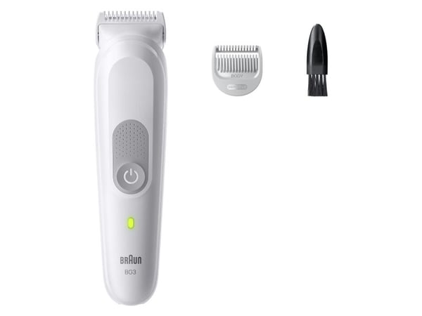 Braun Series 3 80789711, Wet & Dry, AC / batteri, Lysegrå