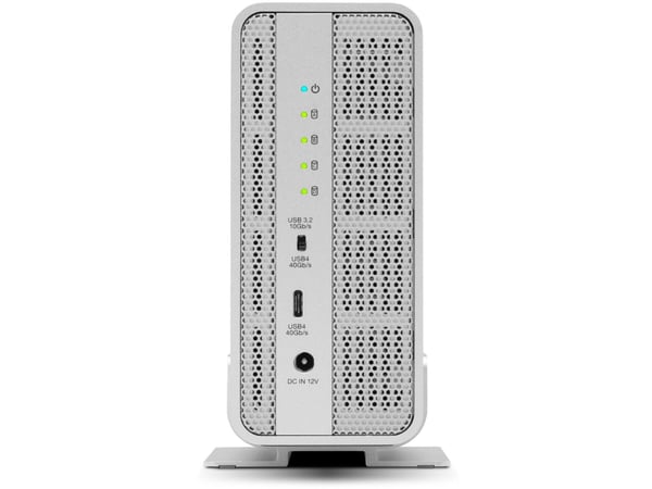 OWC OWCUS4EXP4M2S, SSD-kabinett, M.2, PCI Express 3.0, 40 Gbit/s, USB-tilkobling, Hvit