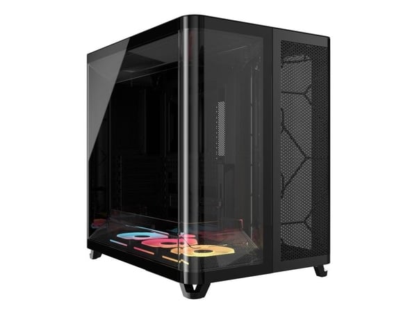 CORSAIR - - sivupaneeli ikkunalla (karkaistua lasia) - ei virtalähdettä (ATX) - USB/Audio