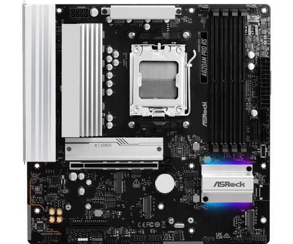 ASRock A620AM-X - Moderkort - micro ATX - Socket AM5 - AMD A620A Chipuppsättning - USB 3.2 Gen 1, USB-C 3.2 Gen 1 - 2.5 Gigabit LAN - inbyggda graf...