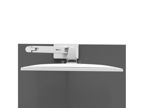 Ergotron LX Pro - Monteringssett (skjermarm) - for LCD-skjerm - grommet mount, tall pole - aluminium - hvit - skjermstørrelse: inntil 34" - skriveb...