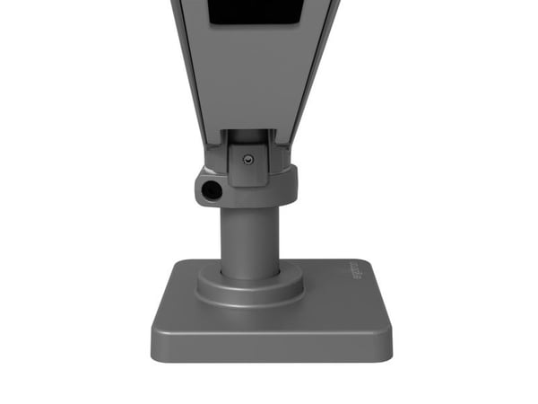 Ergotron LX Pro - Monteringssett (dobbel stablearm) - for 2 LCD-skjermer - grommetfeste - aluminium - mørk grå - skjermstørrelse: inntil 24" - skri...