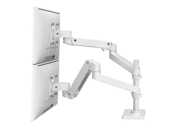 Ergotron LX Pro Series 45-710-290, 20 kg, 61 cm (24"), 75 x 75 mm, 100 x 100 mm, Korkeudensäätö, Valkoinen