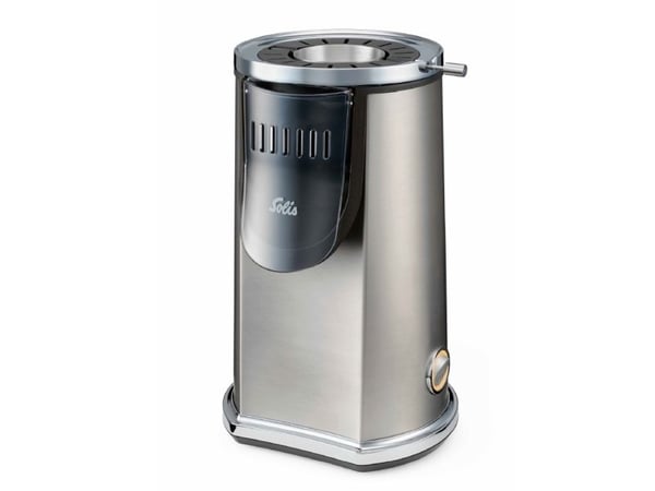 Solis Pop &amp; Fun, Rustfritt stål, 2 min, 80 g, Rustfritt stål, Knapper, 1200 W